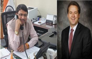 Montana Governor Steve Bullock and Consul General Dr. T.V. Nagendra Prasad talked over the phone to discuss about trade between India and the state of Montana with a scope for expanding trade in agriculture and cooperation in IT.
